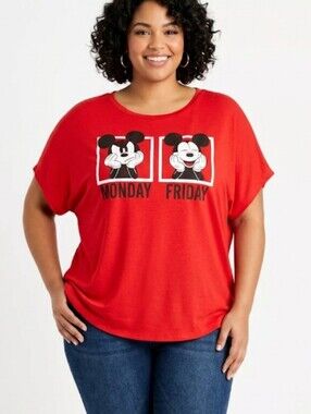 Disney Mickey Mouse "Monday / Friday" graphic t-shirt